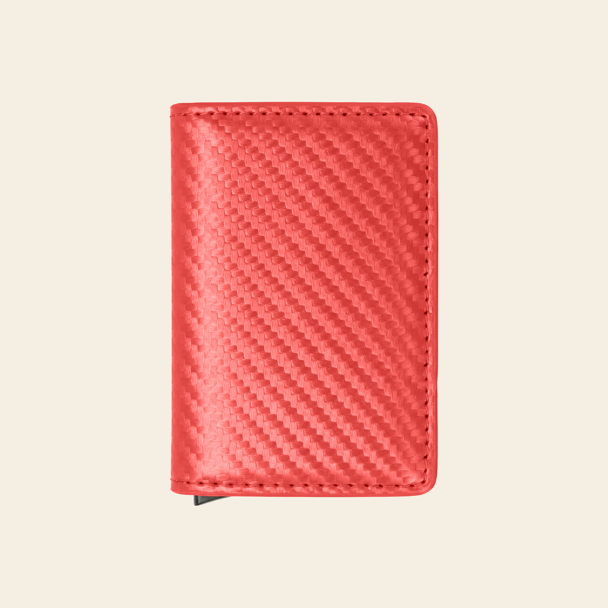 Porte-cartes pour homme carbone pliable automatique pop-up sécurisé anti-RFID