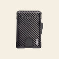 Porte-cartes pour homme carbone rigide automatique pop-up sécurisé anti-RFID pince à billets